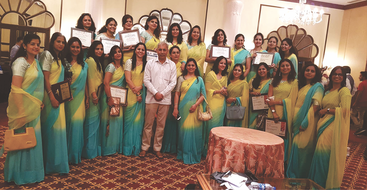 Proud vigilant angels – Nurses from Medanta the Medicity Hospital had spent a full day at the TESF Gurukul