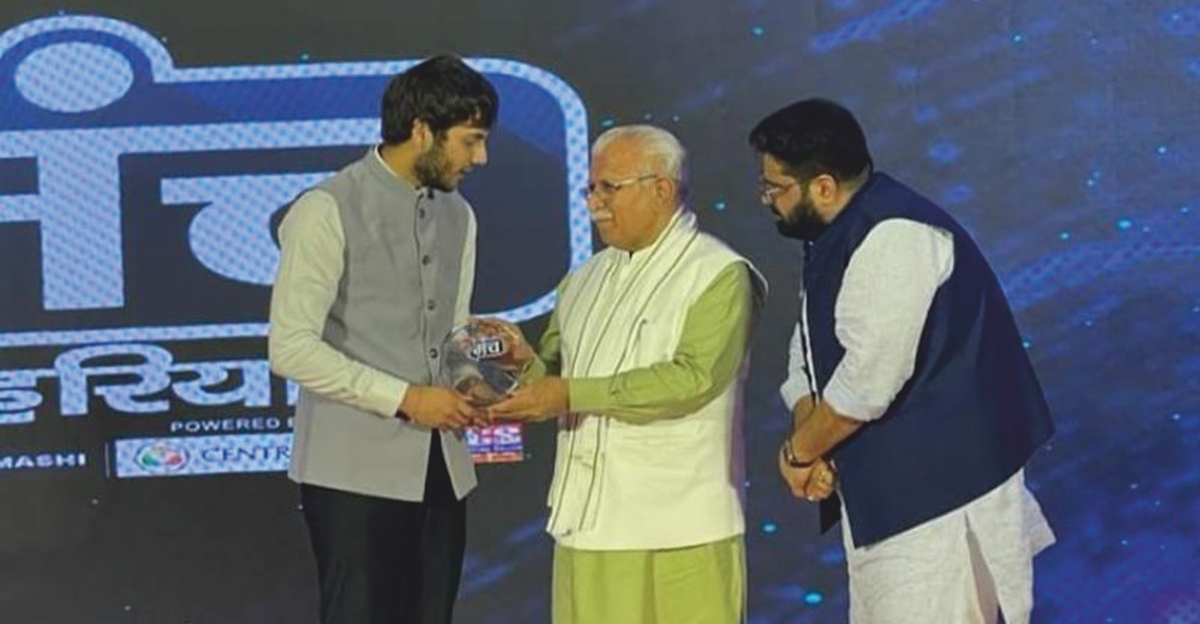 Hon’ble CM of Haryana Sh. Manohar Lal Khattar ji and Hon’ble Rajya Sabha MP Sh. Kartikeya Sharma ji